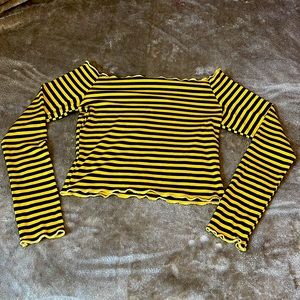 Black and Yellow tops